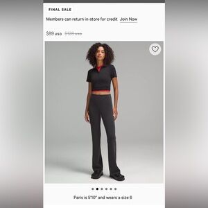 Lululemon flair pants